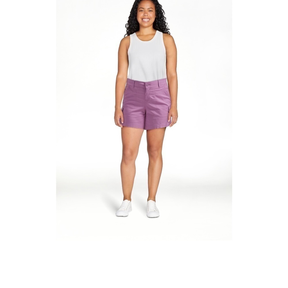 NWT-Lee-22M-pansy(pink/purple)-Comfort waist, midrise, regular fit, cargo shorts